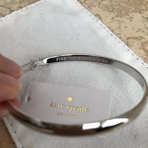 Brand New Kate Spade Silver Bracelet with engraving